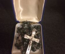 Connemara marble rosary beads free postage