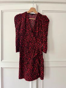 Maje Mini Dress Floral Pattern