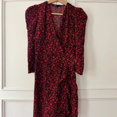 Maje Mini Dress Floral Pattern