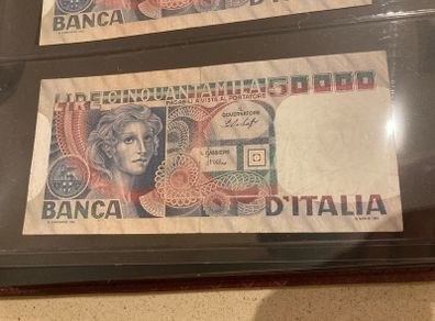 Italy 1977 to 1982 50,000 lire