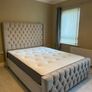 Double/King Size Bed Frame With Mattress Image 5