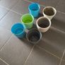 6 plant pots 3 ceramic and 3 plastic Image 7