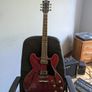 Burny by Fernandes RSA-70 335 Cherry Red, China Model, Second-Hand with hard case Image 2