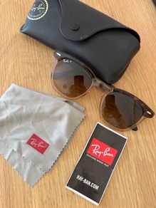 Ray-Ban Hawkeye RB2298 Polarised Sunglasses Havana Brown
