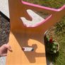 kids pink unicorn stool Image 4