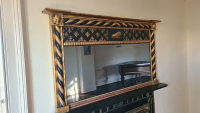 R&W Clarke  Mirror Giltwood 1883 Overmantle