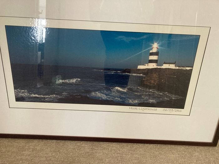 Framed Hook Head Lighthouse Photograph