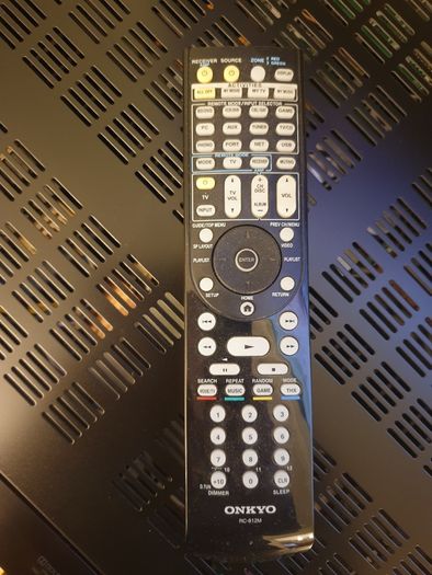 Onkyo TX-NR3009 With Onkyo speakers and speakers stands