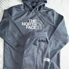Grey north face tracksuit