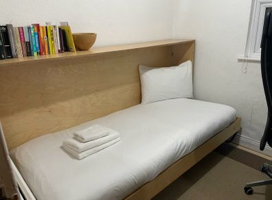 Single Murphy Bed / Fold Down Wall Bed / Solid Plywood / Very Sturdy