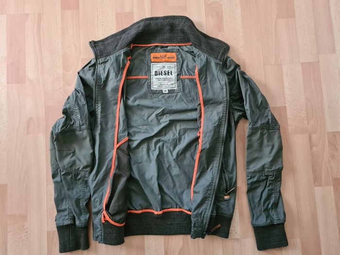 Diesel Mens Jacket size M green good condition