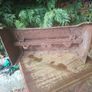 Cast Iron Fire Front Vintage Luster Iredescent  16'' Image 9