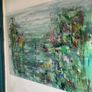 LARGE ORIGINAL ART Original Abstract Landscape Pondscape Irish Art Image 4