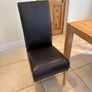 Oak dining table and chairs Image 5
