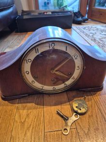 vintage kieniger mantle clock