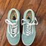 UK 13 mint green vans Image 3