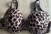 Brand new padded underwired leopard print bra Primark Cares size UK38DD EU85E Postage included
