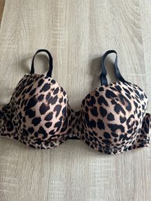 Brand new padded underwired leopard print bra Primark Cares size UK38DD EU85E Postage included