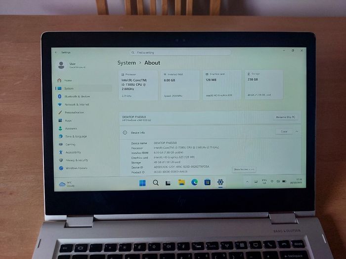 HP EliteBook x360 1030 G2 | Touchscreen | Intel Core i5 | 8GB RAM | 256GB SSD | Windows 11 Pro