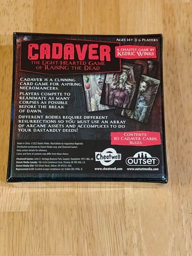 Cadaver card game