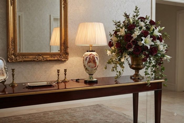 Table Lamp Elegant Vintage Style (61cm) unique