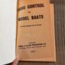 Radio Control for Model Boats (Phillip Connolly and Vic Smeed - 1972.H/Back. Image 3