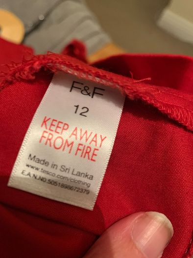 F&F Red Dress