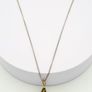Vintage 925 Sterling Silver & Natural Green Amber Necklace Image 5