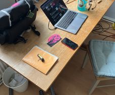 Wooden desk