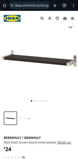 Black Ikea Shelving