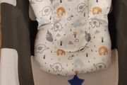 Baby bath with thermometer