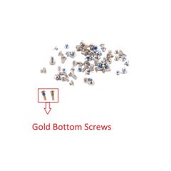 For iPhone 8 4.7" Full Complete Screw Set Repair Fix With 2 Gold Bottom Screws - FHT33IPFC