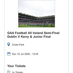 Dublin v Kerry tickets