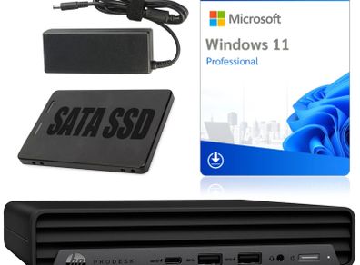 Micro Pc Hp Prodesk 400 G6 Dm Core I3-10100t (10th Gen) 16gb 500gb Ssd Desktop Mini Windows 11 Pro