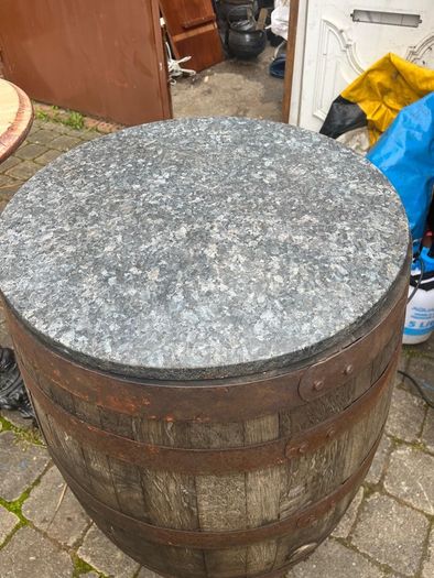 Barrel and table