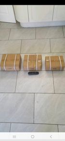 3xbrand new sets of hex dumbbells