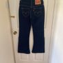 Levi Low Waist Flare Jeans Image 4