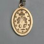 9ct Yellow Gold Miraculous Medal Pendant Image 2