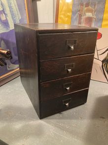 1930s Oak Filing Cabinet - Warehouse and Showroom Open Saturday 16th May 12 til 4pm Eircode R95T227