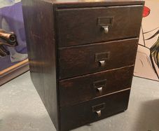 1930s Oak Filing Cabinet - Warehouse and Showroom Open Saturday 16th May 12 til 4pm Eircode R95T227
