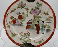 Antique Japanese Meiji Porcelain Plate