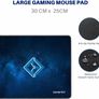 Raptor White Gaming Keyboard And Mouse Set With Large Mouse Pad, Rainbow LED Illustrated Keys, USB Wired Desktop Combo, UK Layout, For Desktop PC, Laptop, PS4, PS5, Xbox One Image 6
