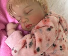 Reborns By Laura.  Shhh Baby Ashley Is Sleeping.  Stunning 5lb Reborn Doll.  Welcome To View
