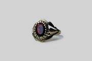 Vintage 9ct Gold Red Garnet Ring