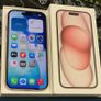 Apple iPhone 15 128GB Unlocked Pink with Box (LCD Has a Small Crack) , Its Original Battery Health: 86% Image 4