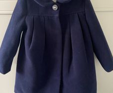 Mayoral Baby navy winter long sleeve coat up to 18 months