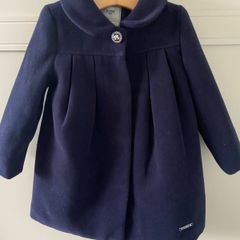 Mayoral Baby navy winter long sleeve coat up to 18 months
