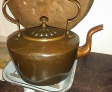 Antique Copper Kettle