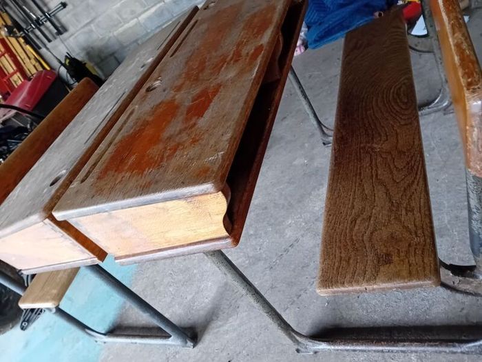 old school desk