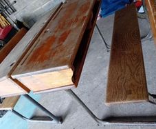 old school desk
